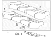 Chevy Cruze Seat Cushion Pad Diagram - 23405807