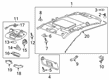 2017 Chevy Spark Interior Light Bulb Diagram - 13503363