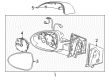 2017 Chevy Sonic Mirror Cover Diagram - 95230634