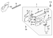 2004 Pontiac Grand Prix Weather Strip Diagram - 15248226