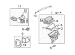 2011 Chevy Camaro Air Intake Coupling Diagram - 92229094