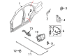 Chevy Fuel Door Hinge Diagram - 96408353