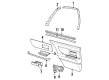 Oldsmobile Regency Door Moldings Diagram - 25544500