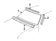 1990 Oldsmobile Delta 88 Door Moldings Diagram - 20674305