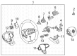 2021 Buick Envision Steering Wheel Diagram - 84940567