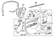 2019 Cadillac XT5 Door Handle Diagram - 84906963