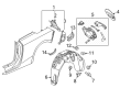 2016 Buick Cascada Fuel Filler Housing Diagram - 39078417