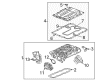 Chevy Corvette Throttle Body Gasket Diagram - 12669870