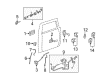 Hummer H2 Door Lock Cylinder Diagram - 15898566