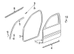 2001 Buick LeSabre Door Seal Diagram - 25725404