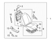 Chevy Aveo5 Seat Cushion Pad Diagram - 96669680