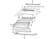 Cadillac Allante Weather Strip Diagram - 17997079