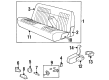 1994 GMC K2500 Seat Cushion Pad Diagram - 15663191