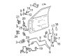 1999 Saturn SC1 Door Latch Assembly Diagram - 15111447