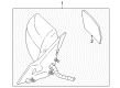 2007 Cadillac SRX Side View Mirrors Diagram - 15932338