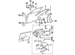 1994 Cadillac Eldorado Door Lock Switch Diagram - 16669076