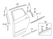 Cadillac XT5 Door Moldings Diagram - 84175958