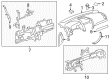 Chevy Captiva Sport Dash Panel Vent Portion Covers Diagram - 20890851