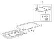 2009 Saturn Sky Transmission Gasket Diagram - 96042862