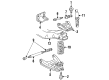 1990 Chevy G20 Control Arm Bracket Diagram - 14051219