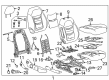 2018 Chevy Volt Seat Cushion Pad Diagram - 84392441