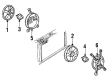 1993 Cadillac Seville Fan Shroud Diagram - 22052541