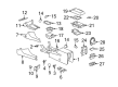 2007 Saturn Aura Cup Holder Diagram - 25811437