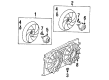 2001 Oldsmobile Intrigue Water Pump Gasket Diagram - 12553363