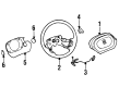 1995 Saturn SW2 Steering Wheel Diagram - 21060240