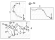 2014 Chevy Camaro Oil Cooler Hose Diagram - 22913221