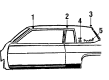 1987 Cadillac DeVille Emblem Diagram - 9881196