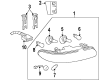 2002 Oldsmobile Intrigue Headlight Diagram - 19244693