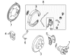 Cadillac XLR Brake Calipers Diagram - 19208043