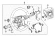 2017 GMC Yukon Steering Wheel Diagram - 84483758