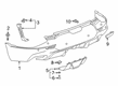 2022 Chevy Blazer Bumper Diagram - 84897352