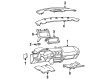 1995 Pontiac Firebird Dash Panel Vent Portion Covers Diagram - 10274437