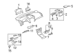 Saturn Vue Steering Column Cover Diagram - 96844594