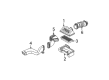 1992 Chevy Astro Air Intake Coupling Diagram - 15644638