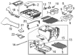 GMC Yukon Cup Holder Diagram - 84699162