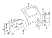 2013 Chevy Tahoe Fender Splash Shield Diagram - 15938662