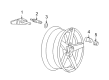 2008 Chevy Corvette TPMS Sensor Diagram - 25758221