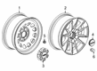 Chevy Silverado 1500 LD Spare Wheel Diagram - 23376216