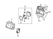 Pontiac Firebird Forward Light Harness Connector Diagram - 8912750