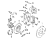 Pontiac Brake Caliper Bolt Diagram - 18023389