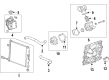 Cadillac Water Pump Gasket Diagram - 12691259