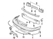 1999 Oldsmobile Cutlass Bumper Diagram - 12463113