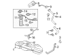 2001 Oldsmobile Alero Fuel Filler Housing Diagram - 22671825