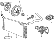 1998 Cadillac Eldorado Radiator fan Diagram - 22126185