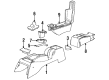 1993 Saturn SC1 Center Console Base Diagram - 21041732