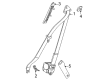 2004 Saturn Vue Seat Belt Diagram - 22710561